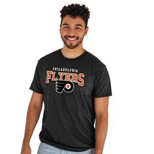 Blue 84 Nhl Unisex-Adult Nhl  T-Shirt Heathered Black